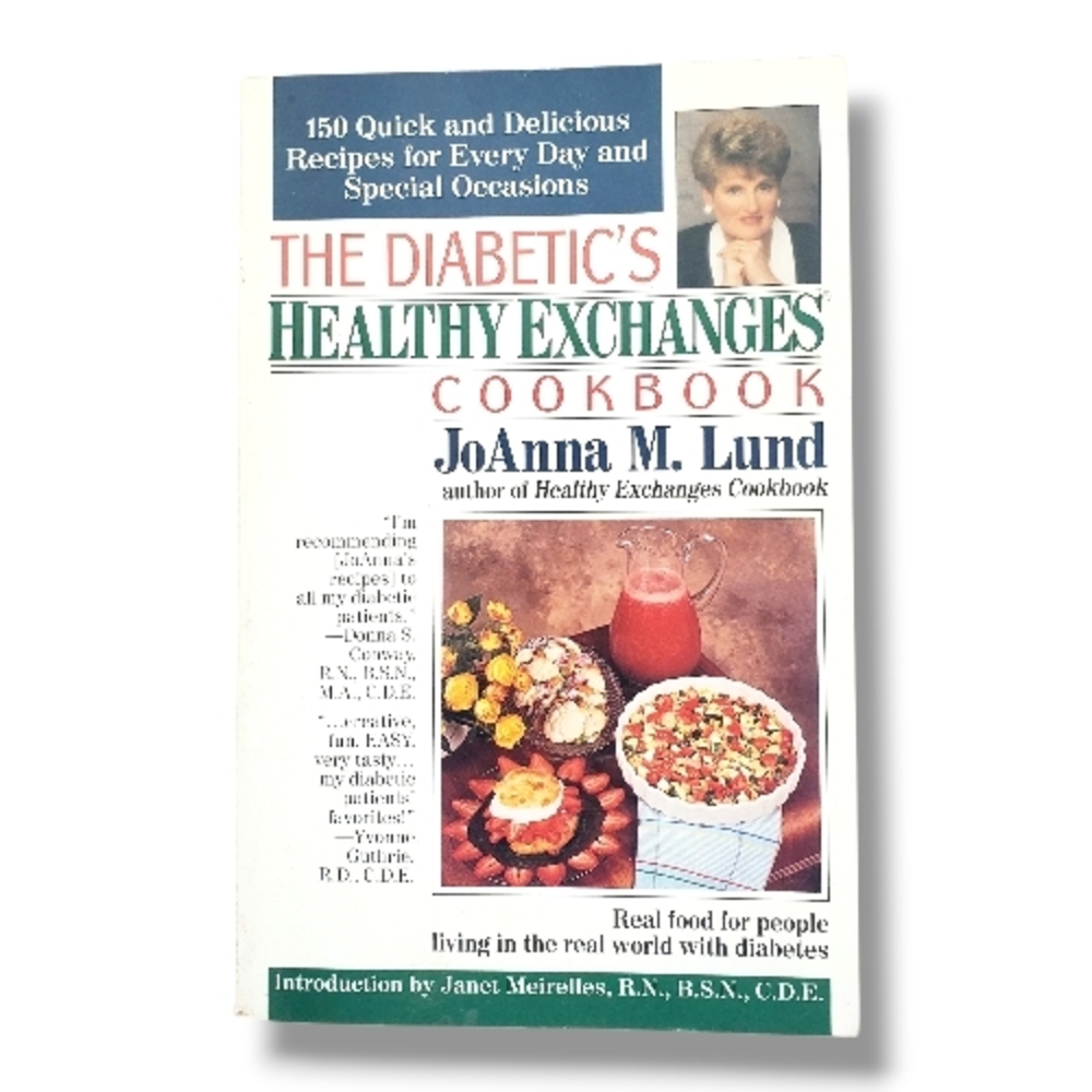 The Diabetic's Healthy Exchanges Cookbook, JoAnna M. Lund, Paperback, 1996 Book